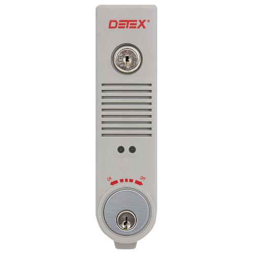 Detex EAX-500 KS MC65 GRAY Surface-Mount Battery Alarm