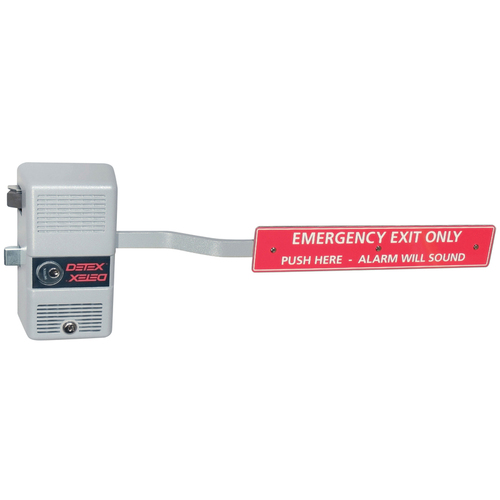 Detex ECL-600 GRAY Fire-Rated Exit Alarm Lock