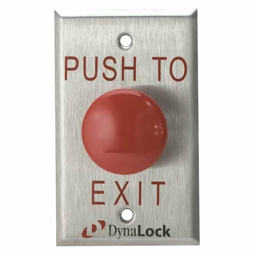DynaLock 6290 LED Single Gang Mushroom Push Button