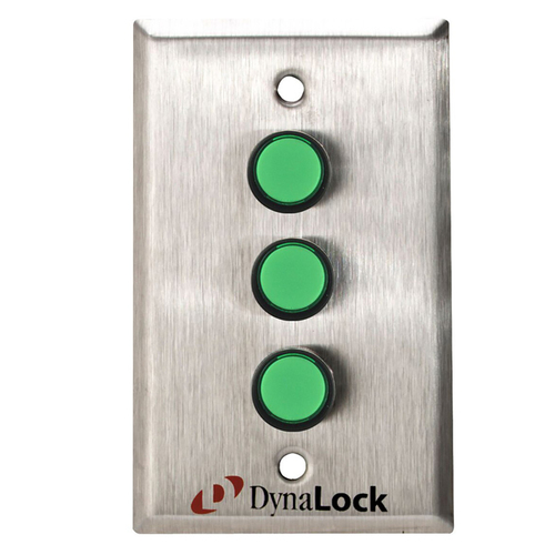 DynaLock 6135M Single Gang Pushbutton Switch