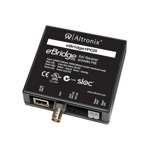 Altronix EBRIDGE1PCR Ethernet over Coax Adapter