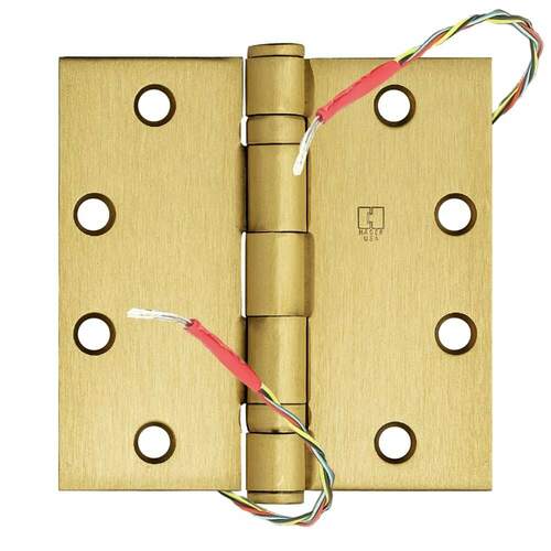 Hager BB1279 4X4 US4 ETW4 Standard Weight Hinge with 4 Wires