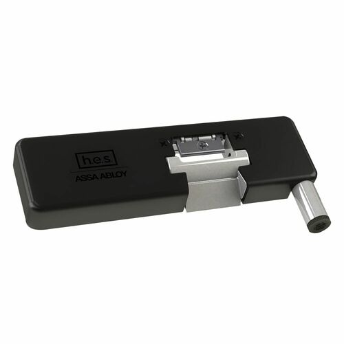 HES 9100L-BSP-LMS Electric Strike for Left Hand Tubular Rod Devices, BSP Black Suede