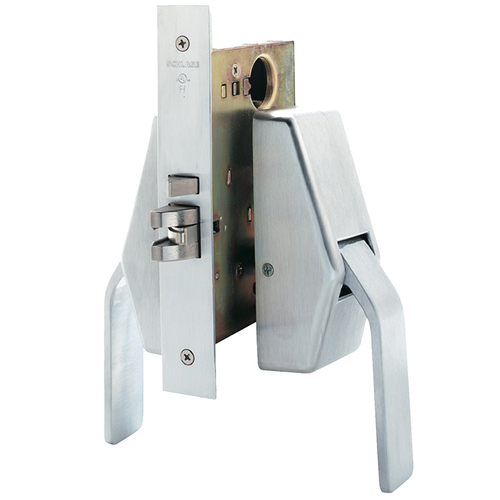 Schlage HL6-9070-626 Satin Chrome Push/Pull Mortise Classroom Lock