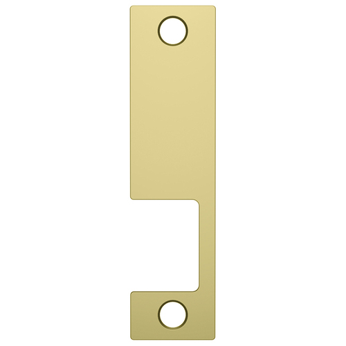 HES KD606 KD Faceplate for 1006 Strike Satin Brass Finish