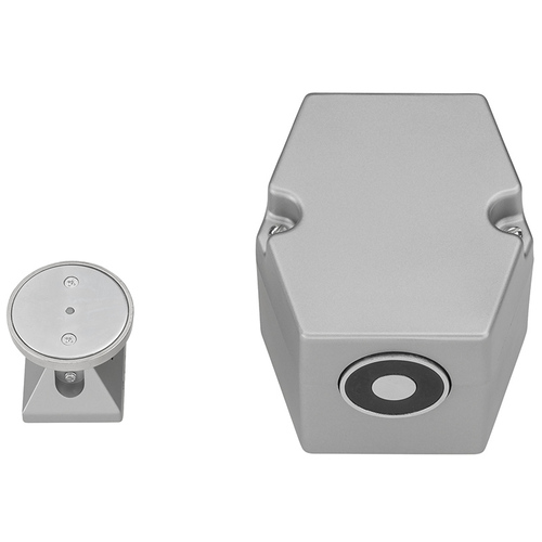 LCN SEM7820AL Low Profile Single-Side Floor Mount Hold Open Magnet, Aluminum Finish