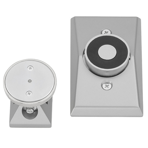 LCN SEM7850AL Recessed Wall Mount Hold Open Magnet, Standard Profile, Aluminum Finish
