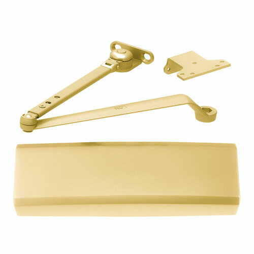 LCN 4050A-Hw/PA 696 Brass Surface Door Closer