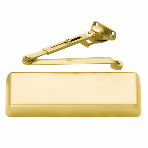 LCN 4111-FL/62 LH 696 Heavy-Duty Brass Surface Closer