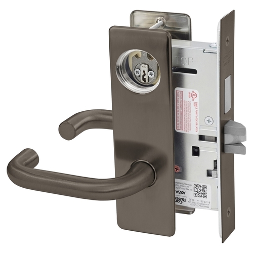 Corbin Russwin ML2065LWM613LC Single Cylinder Dormitory Mortise Lock, Lustra Lever, Oil Rubbed Bronze