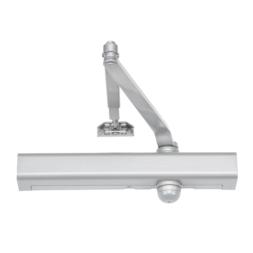 Norton 8301689 Slim Line Adjustable Surface Mount Door Closer - Aluminum Finish