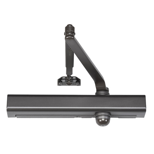 Norton 8301690 Slim Line Adjustable Surface Mount Door Closer - Dark Bronze Finish