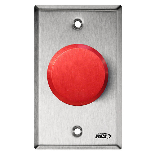 RCI 991-RBPTD 32D Pneumatic Mushroom Push Button
