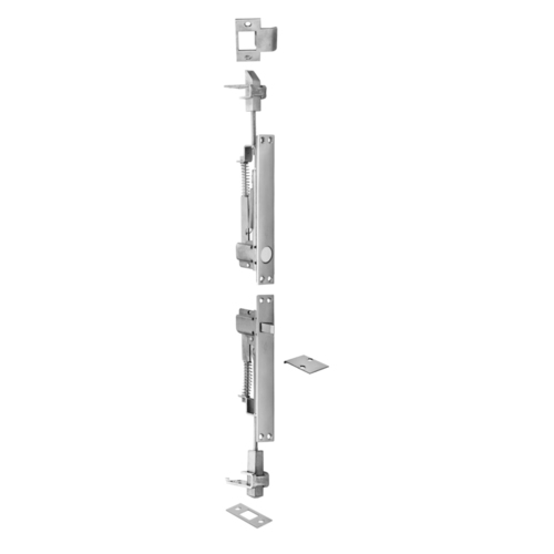 Rockwood 2845 US32D Combination Flush Bolt Set