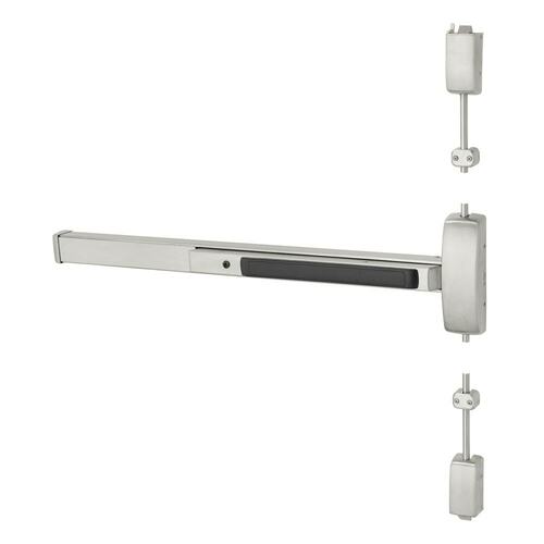 Sargent 8713G32DLHR Left Hand Reverse Vertical Rod Exit Device, Keyed, Satin Stainless Steel