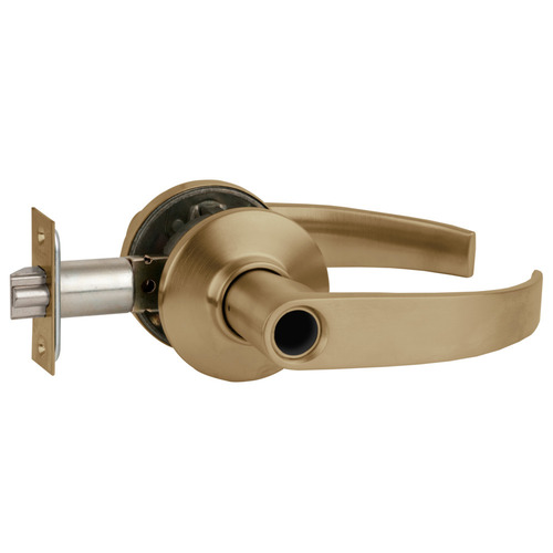 Schlage S51LDNEP609 S Series Entry Less Cylinder Neptune with 16-203 Latch 10-001 Strike Antique Brass Finish