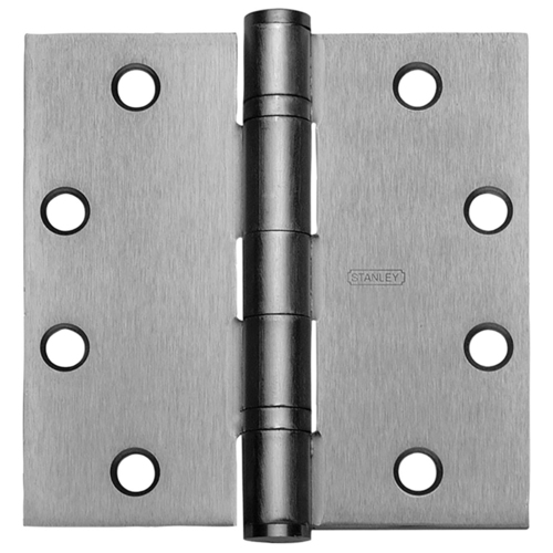Stanley FBB191 4-1/2X4-1/2 32D Five Knuckle Ball Bearing Hinge, Brass/Bronze/Stainless Steel, 4-1/2