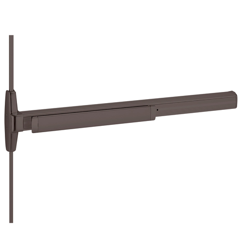 Von Duprin 3527AEO3133 3' Surface Vertical Rod Exit Device, Smooth Case, Dark Bronze Finish