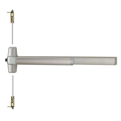 Von Duprin 9847EOF32D3 3' Fire Rated Concealed Vertical Rod Exit Device, Satin Stainless Steel