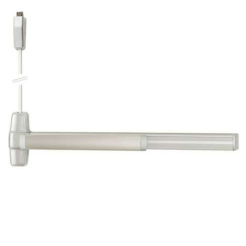 Von Duprin 9927EOF26D4LBR 4' Fire Rated Surface Vertical Rod Exit Device, Satin Chrome Finish