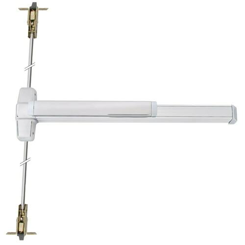 Von Duprin QEL9947EOF26D4 Quiet Electric Latch Retraction Fire Rated Vertical Rod Exit Device, Satin Chrome