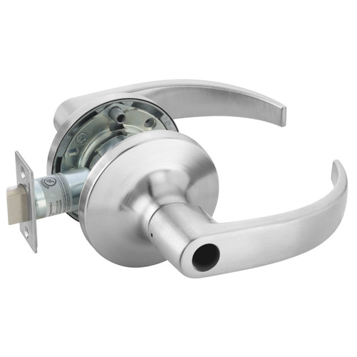 Accentra PB5407LN626LC Pacific Beach Grade 1 Cylindrical Lock, Satin Chrome, Less Cylinder