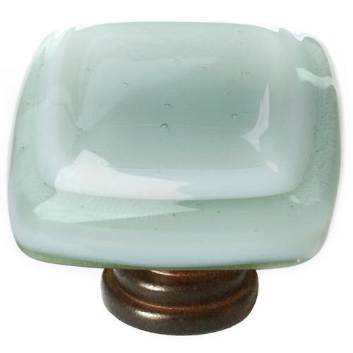 Sietto K-103-ORB Stratum Spruce Green Knob with Oil-Rubbed Bronze Base
