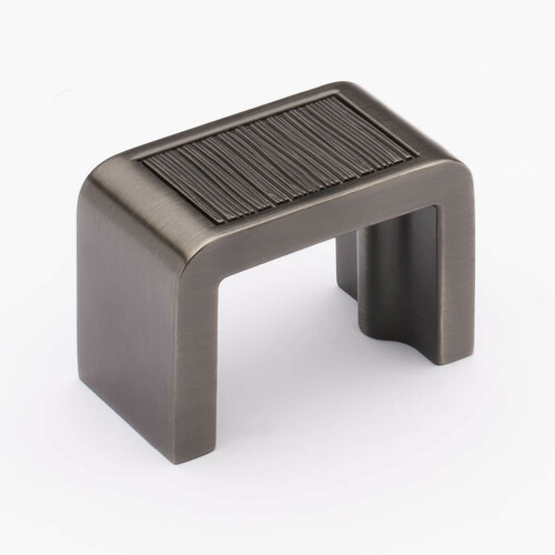 Sietto K-2001-G Gunmetal Brushed Finger Pull