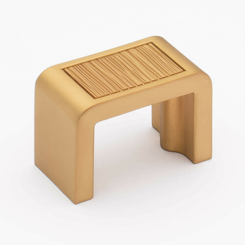 Sietto K-2001-SB Satin Brass Brushed Finger Pull