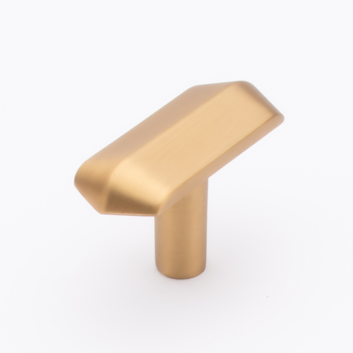 Sietto K-2003-SB Eternity Satin Brass T-Knob
