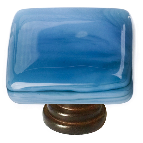 Sietto K-303-ORB Cirrus Marine Blue Knob with Oil-Rubbed Bronze Base