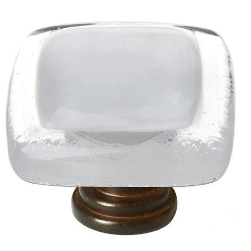 Sietto K-710-ORB Blue-Gray Reflective Knob with Oil-Rubbed Bronze Base