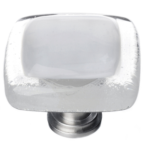 Sietto K-710-PC Blue-Gray Reflective Knob with Polished Chrome Base
