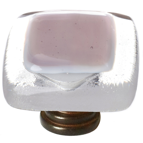 Sietto K-718-ORB Reflective Purple Knob with Oil-Rubbed Bronze Base