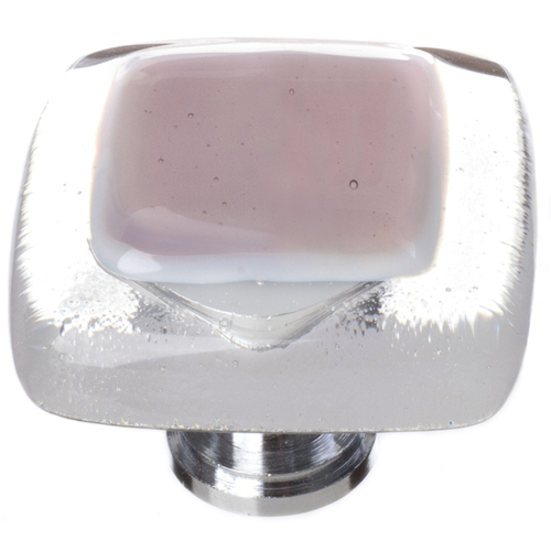 Sietto K-718-PC Reflective Purple Knob with Polished Chrome Base