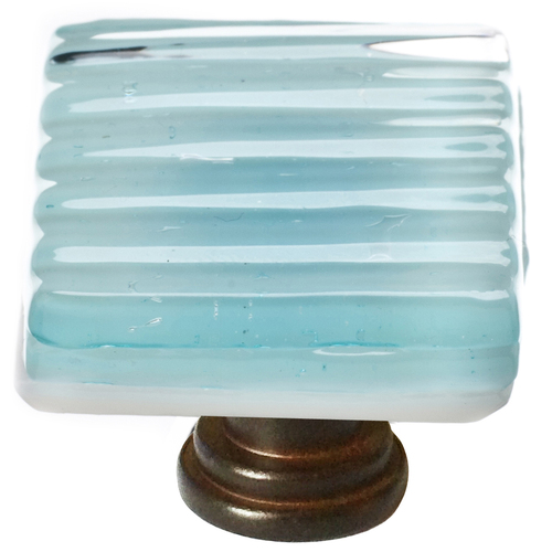 Sietto K-801-ORB Reed Aqua Knob with Oil-Rubbed Bronze Base