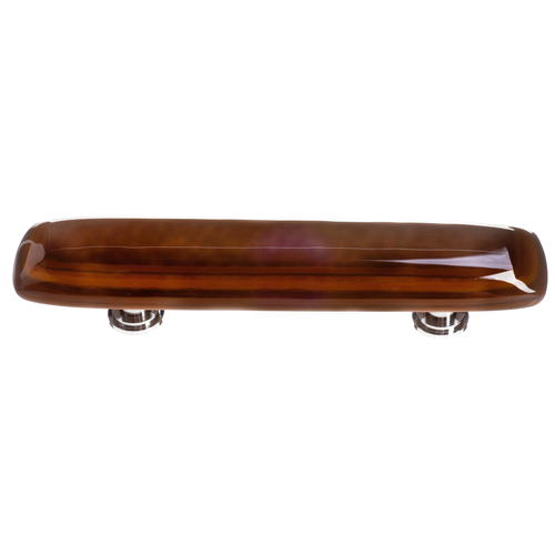 Sietto P-102-PC Stratum Woodland Umber Pull with Polished Chrome Base
