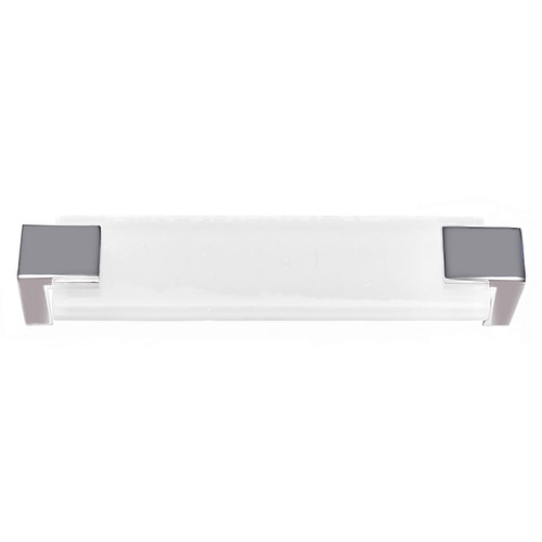 Sietto P-1201-PC Affinity 6 White Pull with Polished Chrome Base