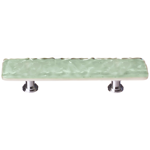 Sietto P-201-PC Glacier Spruce Green Pull with Polished Chrome Base