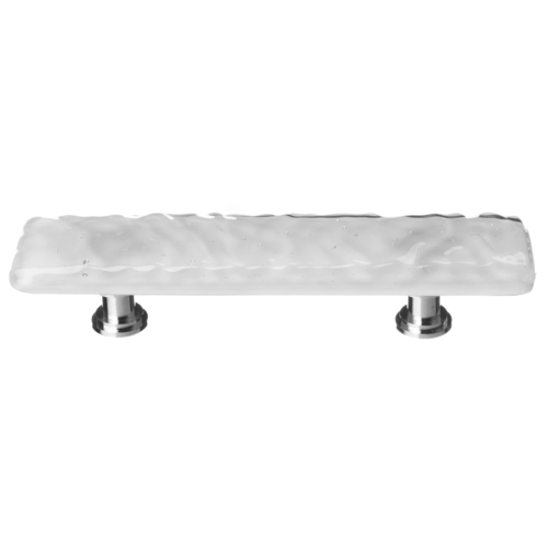 Sietto P-204-PC Glacier Blue-Gray Pull with Polished Chrome Base