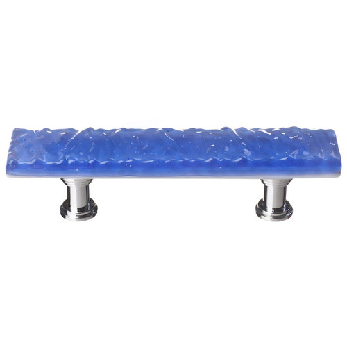 Sietto P-219-SN Glacier Sky Blue Pull with Satin Nickel Base