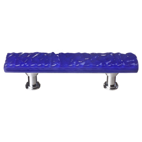 Sietto P-221-SN Glacier Cobalt Pull with Satin Nickel Base