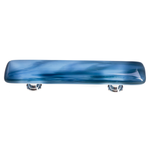 Sietto P-303-PC Cirrus Marine Blue Pull with Polished Chrome Base