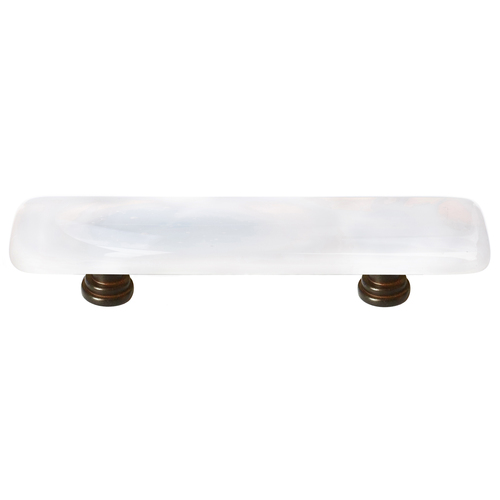 Sietto P-400-ORB Cirrus White Pull with Oil-Rubbed Bronze Base
