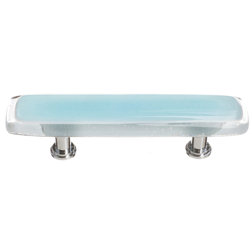 Sietto P-702-PC Aqua Reflective Pull with Polished Chrome Base