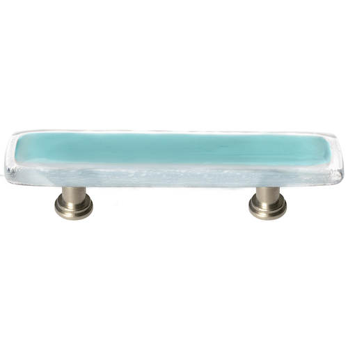 Sietto P-708-SN Aqua Reflective Pull with Satin Nickel Base