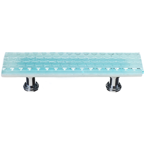 Sietto P-901-PC Aqua Honeycomb Pull with Polished Chrome Base