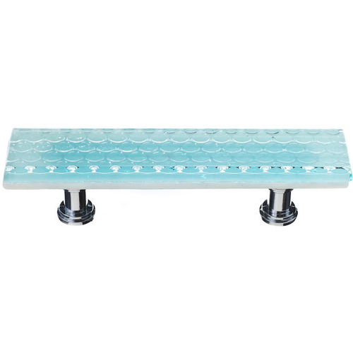 Sietto P-901-SN Aqua Honeycomb Pull with Satin Nickel Base
