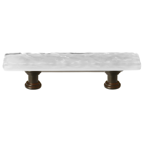 Sietto SP-204-ORB Skinny Glacier Blue-Gray Pull with Oil-Rubbed Bronze Base