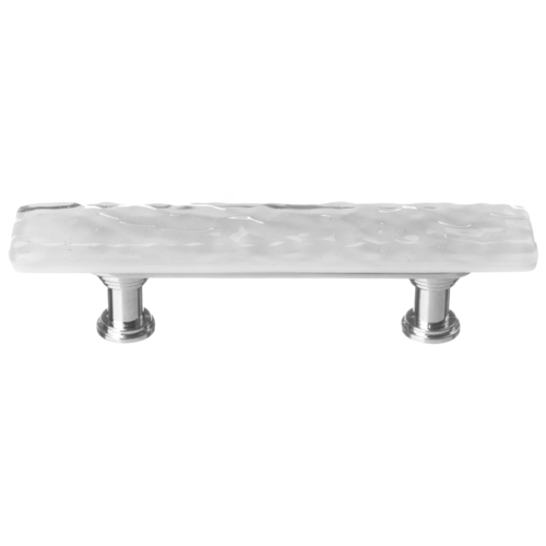 Sietto SP-204-PC Glacier Blue-Gray Pull with Polished Chrome Base